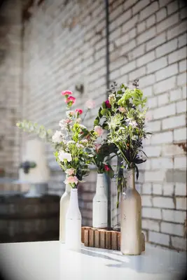 Wildflower Rustic Spring Wedding Centerpiece