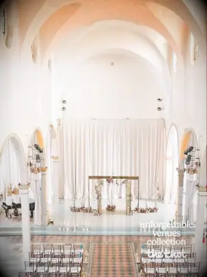 Unique grand ceremony space at the Marigny Opera House in New Orleans, Louisiana