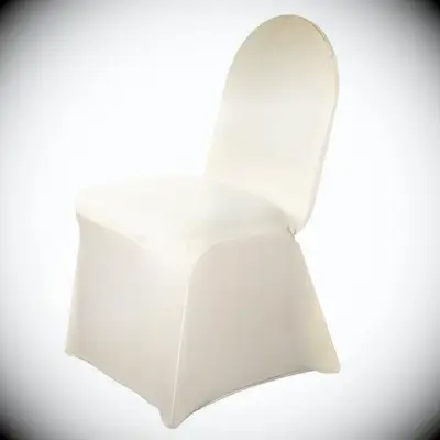Chic Champagne Wedding Chair Covers