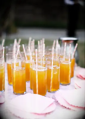 Fresh fruit juice at Hindu wedding