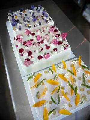Trio of Wedding Sheet Cakes