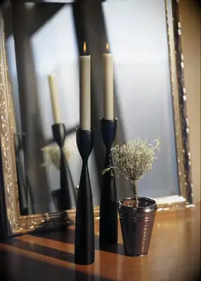 Wedding candles from Home Depot