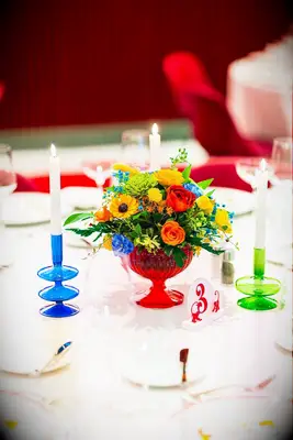 Primary color themed event