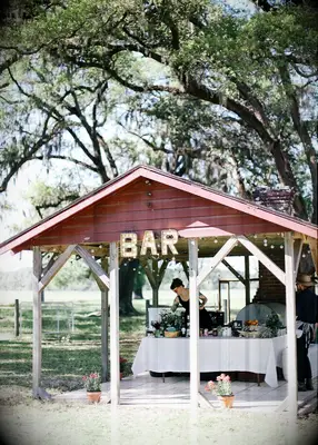 DIY light-up bar sign