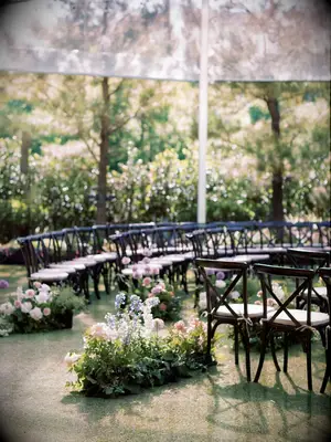 Floral Aisle Markers