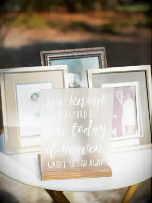 framed photos of deceased loved ones