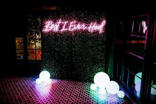 Best I Ever Had neon pink wall sign