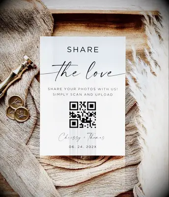 Por qué un código QR para fotos de bodas es imprescindible para su día