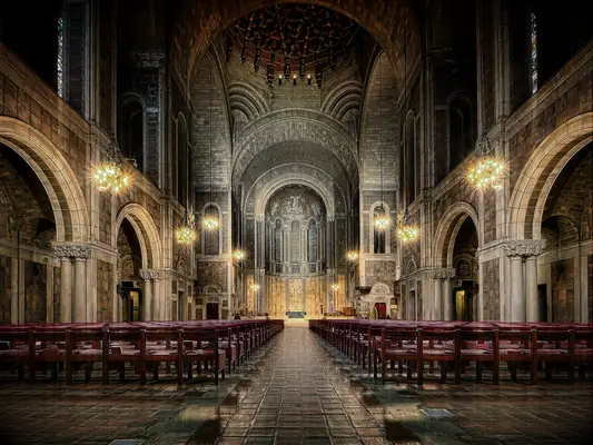 Church wedding venue in New York, New York.