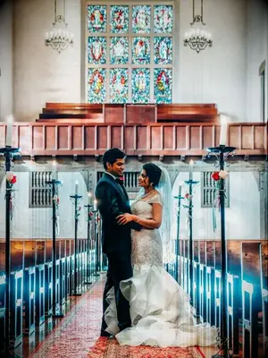 Church wedding venue in Beverly Hills, California.