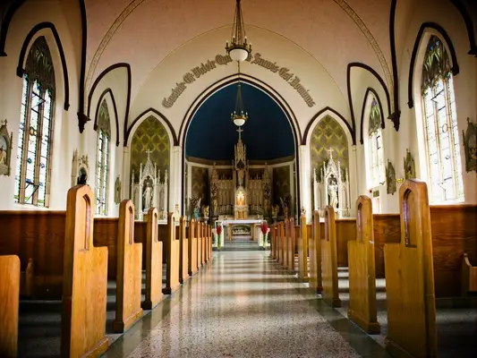 Church wedding venue in Seattle, Washington.