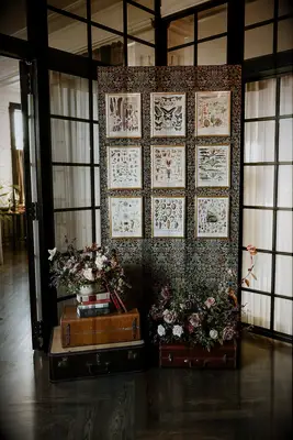 Antique florals and decor