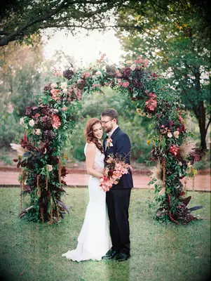 Fall fairytale-themed wedding