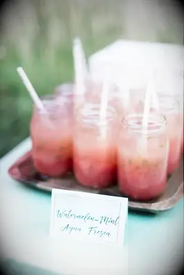 Watermelon-mint agua fresca mocktail 