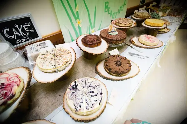 Selection of cheesecakes