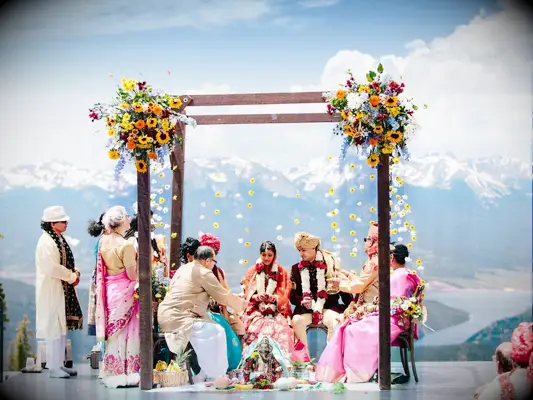 outdoor wedding venues nuptials in mountain