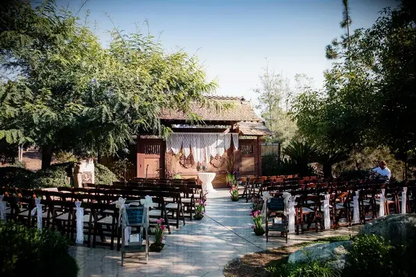 Japanese Friendship Garden outdoor wedding venue in San Diego, California