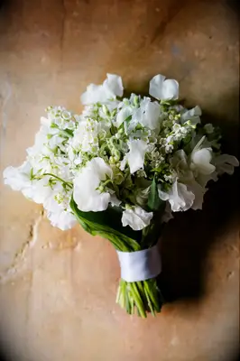 All-White Summer Wedding Bouquet