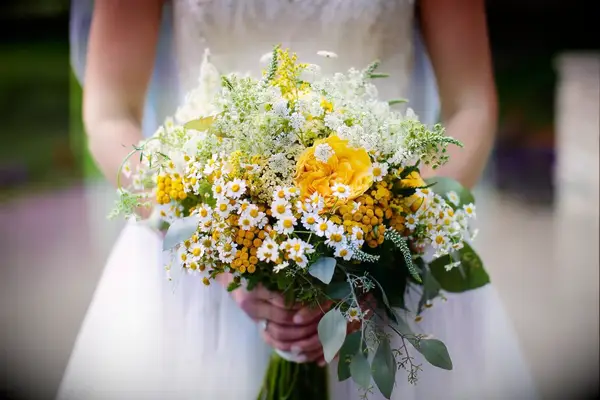 Bright and Beautiful Yellow Wildflower Bouquet