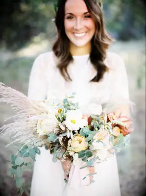 Lovely Boho Wildflower Wedding Bouquet