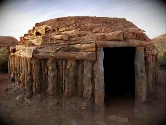 Navajo hogan Native American building