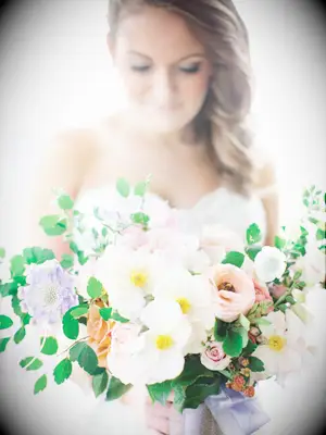 Romantic bridal bouquet