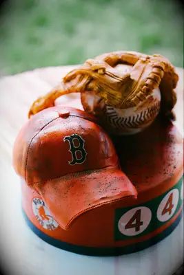 Red Sox themed groom