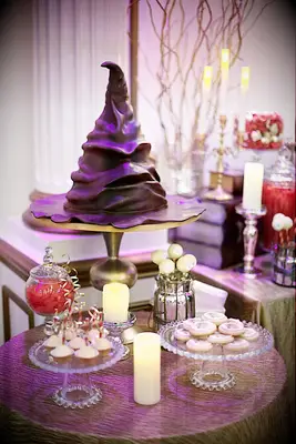 Sorting hat shaped groom