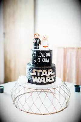 Star Wars themed groom