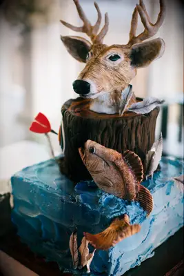 Hunting themed groom