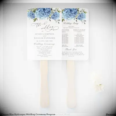 Botanical wedding fan