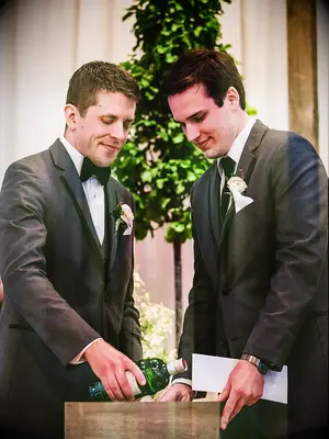 Gin-box wedding unity ceremony