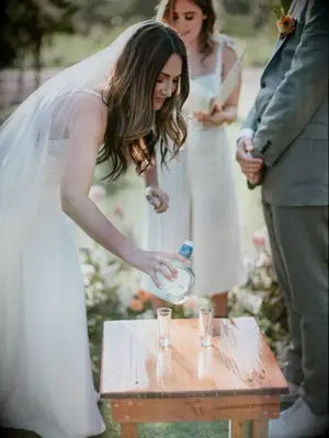 tequila unity ceremony at wedding