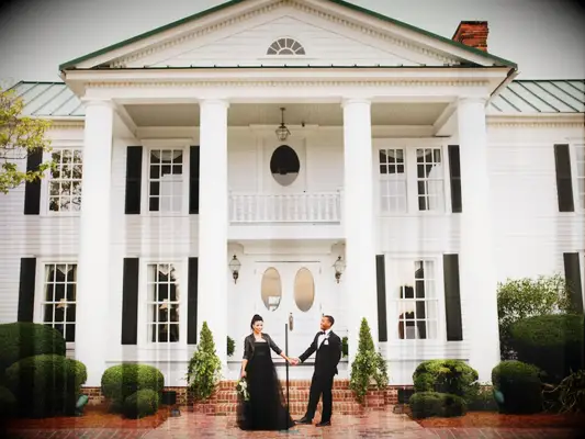 winter wedding ideas black wedding dress