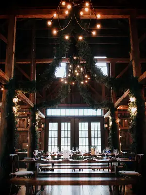 winter wedding ideas barn venue
