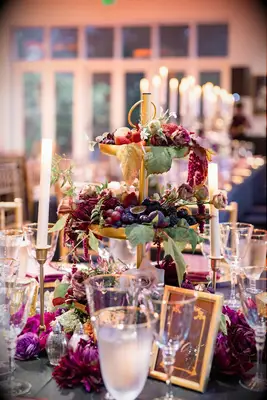Fruit display on table