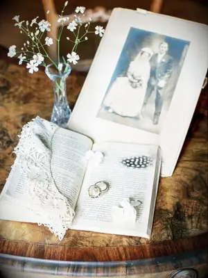 Irish lace and other wedding heirlooms
