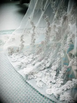 Irish wedding dress with Irish lace