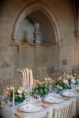 Crystal Candelabra Wedding Candle Centerpiece