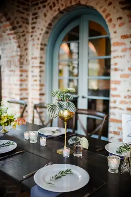  Subtle Glass Votive Wedding Candle Centerpiece