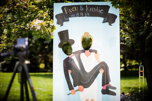 Funny photo booth wedding sign