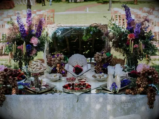 sofreh aghd at Persian wedding ceremony
