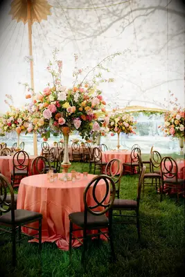 Autumn-Inspired Tall Vase Centerpiece