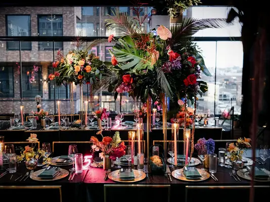 Tropical Tall Centerpieces for Tables