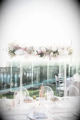 Tall Wedding Vases of Acrylic