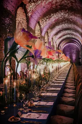 Single-Stem Tall Flower Centerpieces