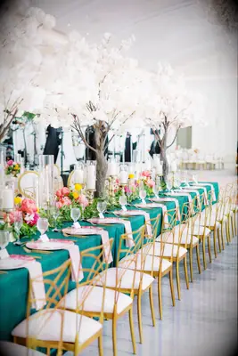 Cherry Blossom Tall Wedding Reception Centerpieces