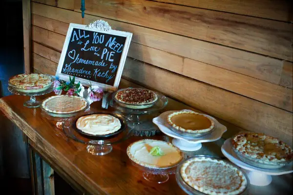 Homemade dessert table