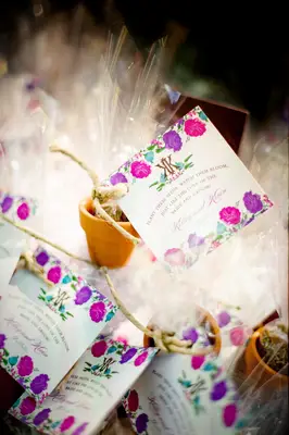 Seed packet favors