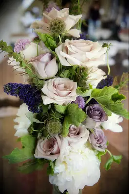 Lavender and Lilac Hued Bridal Bouquet
